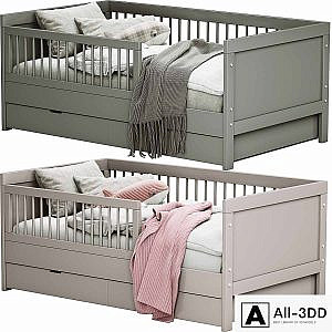 Childroom LIT ENFANT VIVIEN GRIS