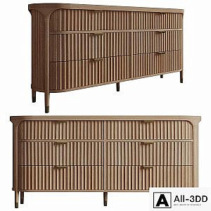 Anthropologie Isla Six-Drawer Dresser