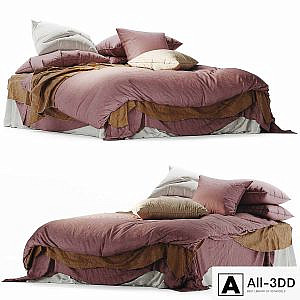 Flocca linen bedding