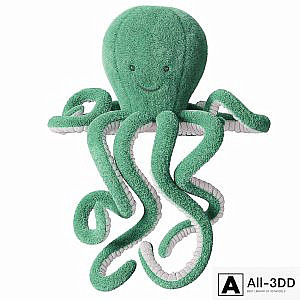 Crate & Kids Jellycat Storm Octopus Large for shelf