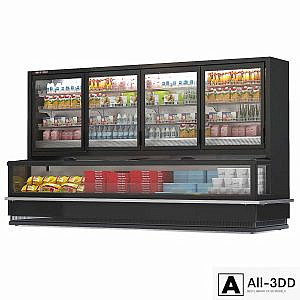 Refrigerated display case HitLine