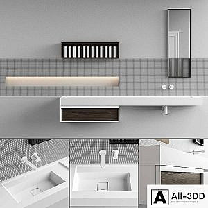 Antonio Lupi Bemade Vanity Unit Set 3