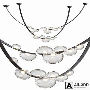 DEW DROPS LED pendant by Bomma