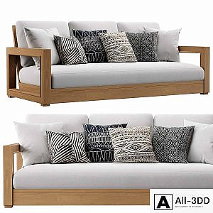 RH | Costa Teak Sofa