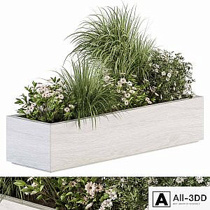 Outdoor Plant Set 290 - Plant Box