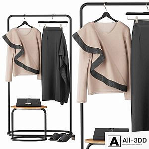 Givenchy Bluse and Skirt Set