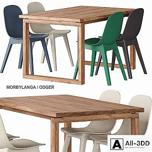 Morbylanga / Odger IKEA Table and chairs
