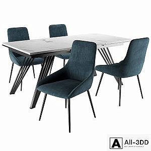 Zoe Chair and Parma Table