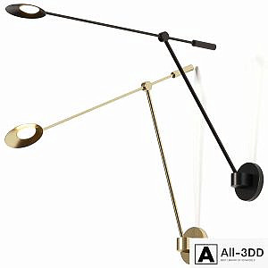 Kuzco Lighting Rotaire Arm Wall Lamp