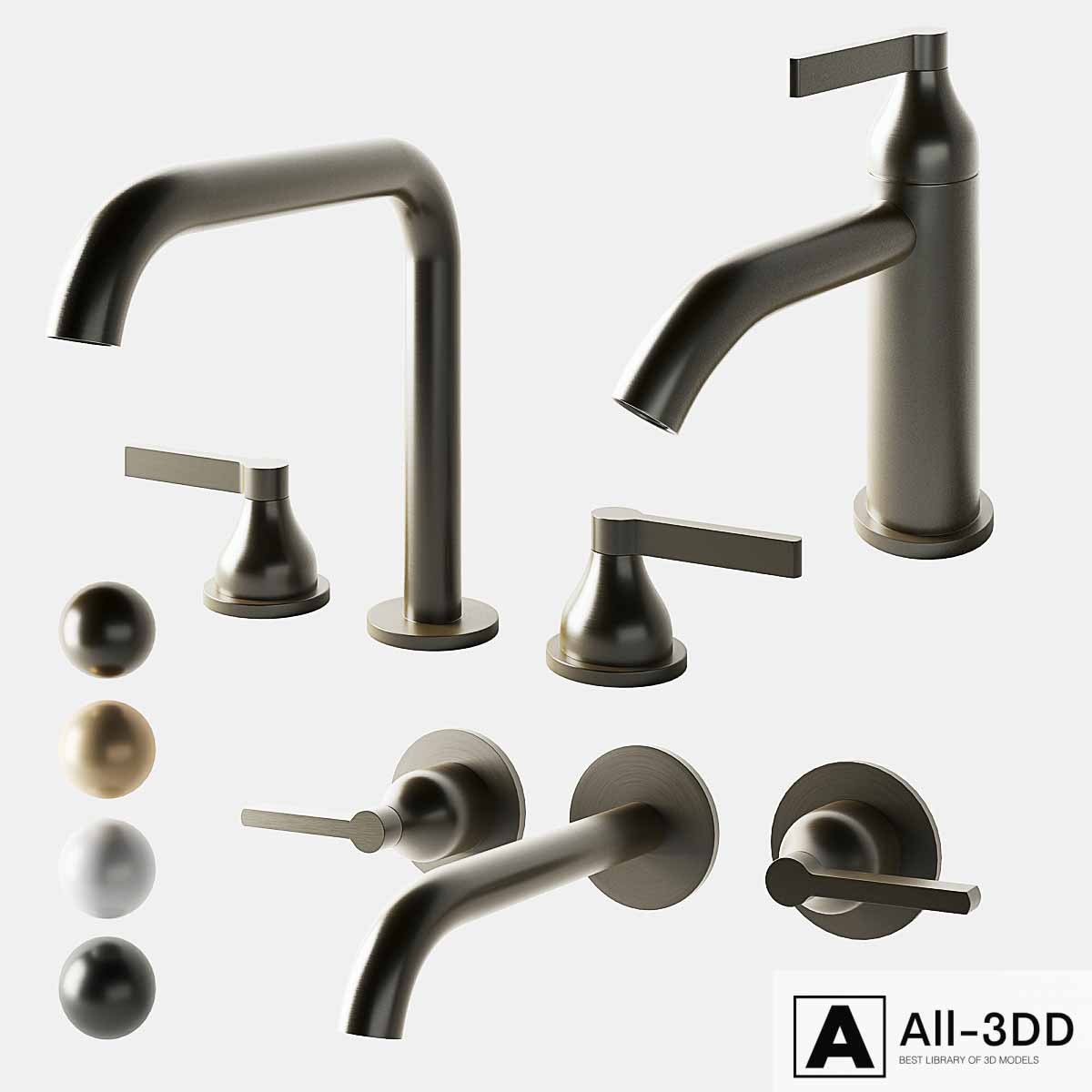 Agape Memory Mix Faucets modern interior 3D model Agape Memory Mix Faucets