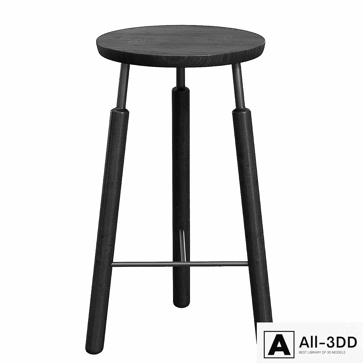 BAR STOOL NA4 BY NORM ARCHITECTS FOR & TRADITION modern interior 3D model BAR STOOL NA4 BY NORM ARCHITECTS FOR & TRADITION