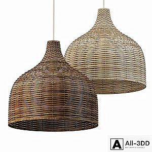 Rattan Pendant 02
