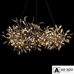 Hanging chandelier Vargov Design - Olive