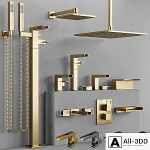 the watermark collection EDGE bathroom faucet set