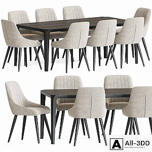 Chipman Chair Eiles Table Dining Set