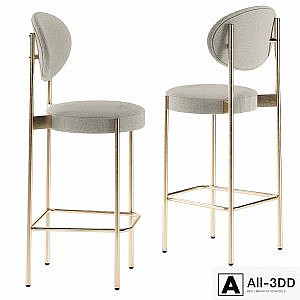 430 Barstool in Beige by Verner Panton (Cosmo Arbol,Corner Design Wonder)