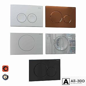 GEBERIT flush plates for installation 5 pcs. (part 1)