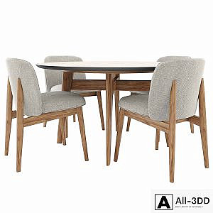 Abrey chair and table