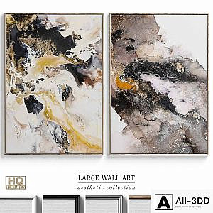 Abstract Neutral Wall Art C-360