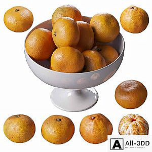 Tangerines in a tall bowl