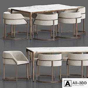 Deja Vu Chair Canto Table Dining Set