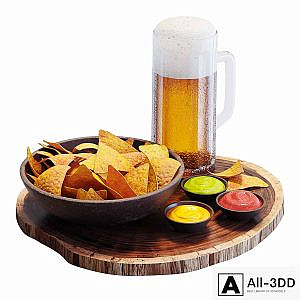 Food Set 09 / Chips and Beer