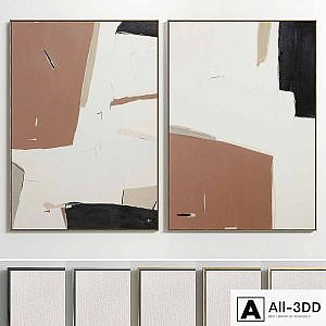 Plaster Two Photo Frame E-29
