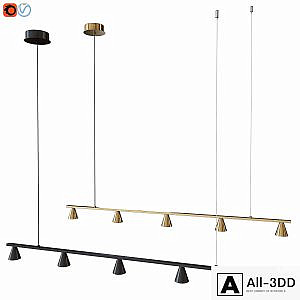 Pendant lamp Aromas LYB 5-Light LED