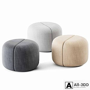 Round Pouf Bob by Bla Station / Pouf
