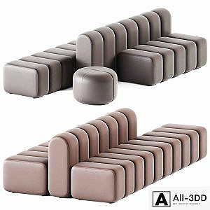 Pouf Sets Bob Hide by Bla Station