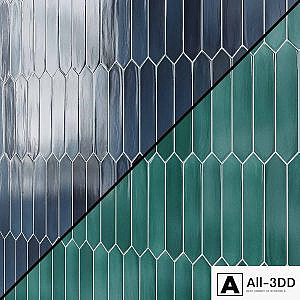 EQUIPE LANSE matt ceramic wall tiles 5x25 cm Arrow