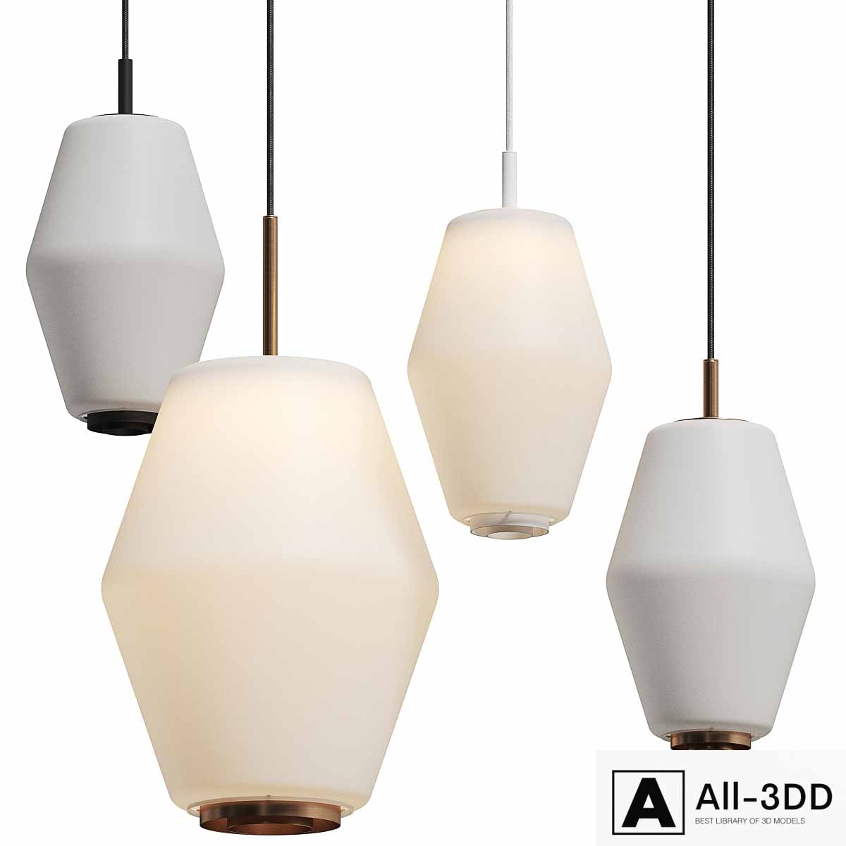 Northern Dahl Pendant Lamps modern interior 3D model Northern Dahl Pendant Lamps