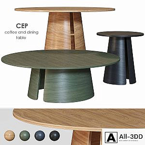 Cep TEULAT Dining and coffee table