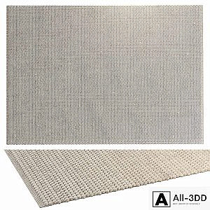 BENUTA WOOL RUG BEADS CREAM