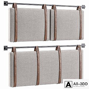 Hanging Pillow Headboard Set 2