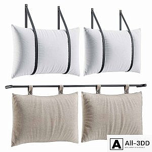 Hanging Pillow Headboard Set 3