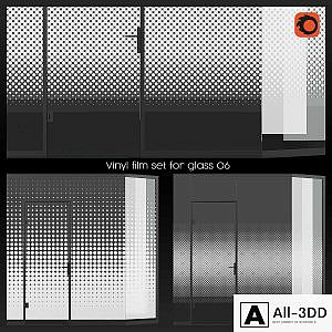 Vinyl film set for glass 06