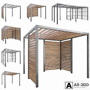 A set of gazebos (pergolas) from Nola Industrier