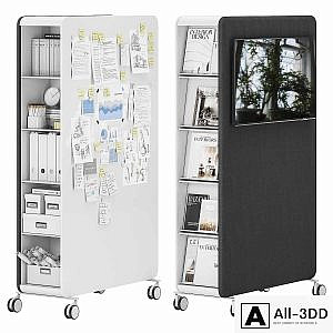 Writable and sound-absorbing wall sections Cascando Pillow Space