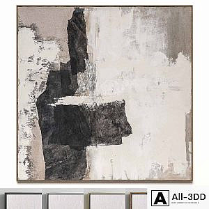 Plaster two square photo frames 46