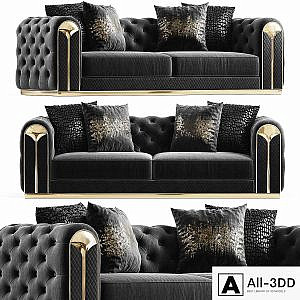 Violet Sofa 3 Seater Gray