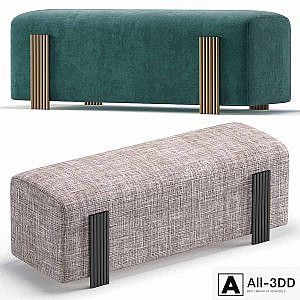 Bench Carrollin by Cazarina Interiors 3 Colors Version/банкетка Кэрроллин