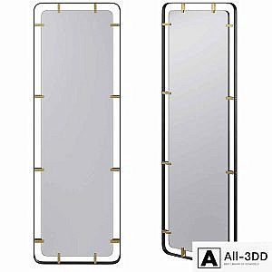 Mirror Betsy Frame Metal by Kare Design