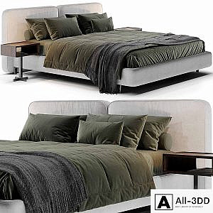 Minotti Tatlin Cover Bed
