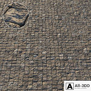 Square paving slab material 02