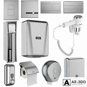 Accessories for public toilets set 151 part 2