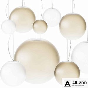 Smoke Pendant Lamp by Panzeri