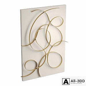 Freehand Metal Wall Panel