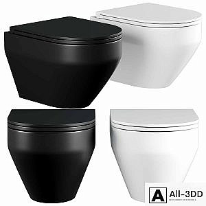 Toilet AM.PM Spirit FlashClean C701700WH hanging without seat
