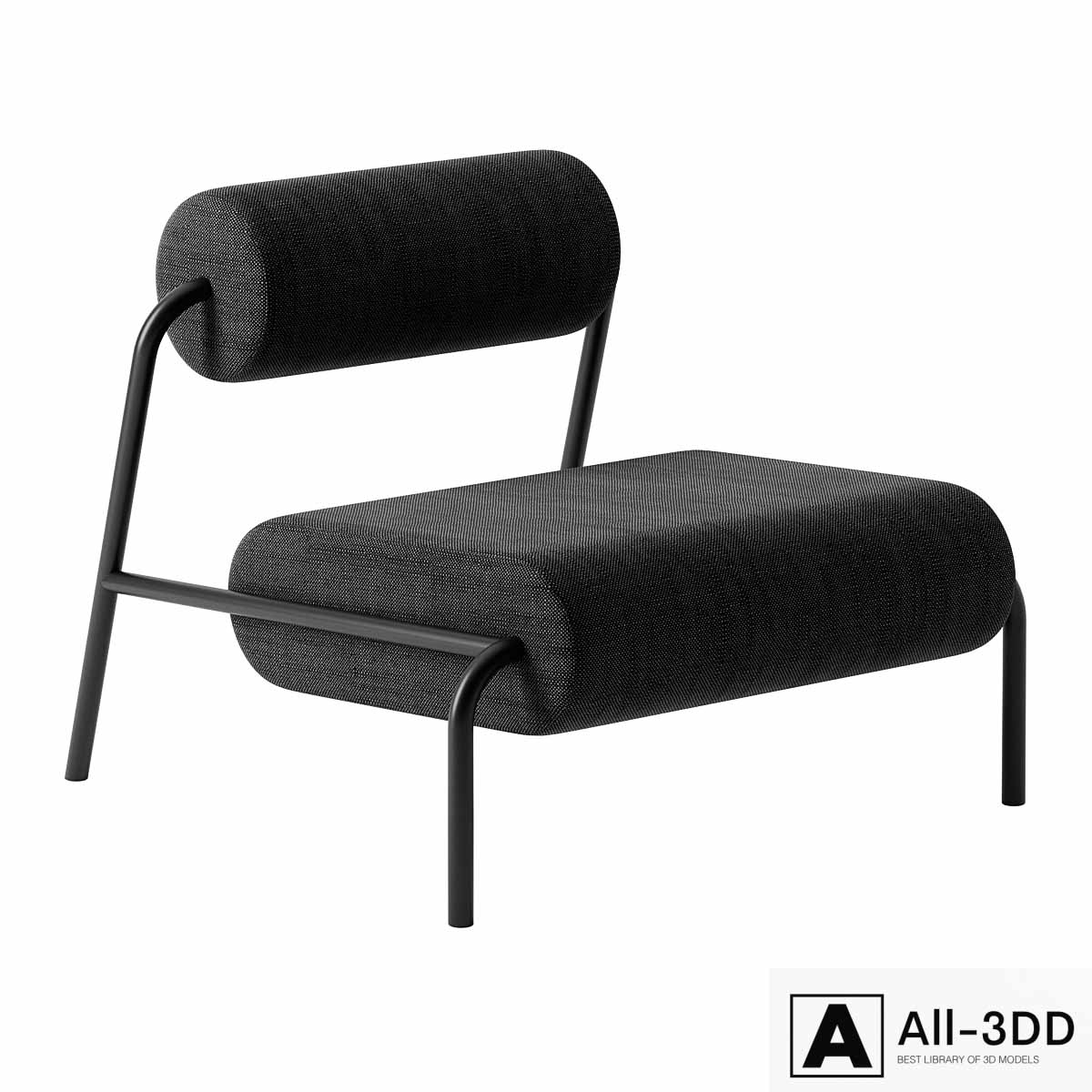 Armchair Zuiver by Lekima modern interior 3D model Armchair Zuiver by Lekima